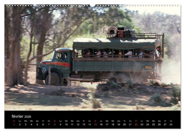 Produktbild: Madagascar L'&icirc;le aux merveilles (Calendrier mural 2026 DIN A2 vertical) calendrier de bureau