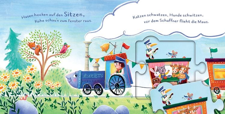 Produktbild: Neues von Henriette Bimmelbahn - ein Puzzlebuch