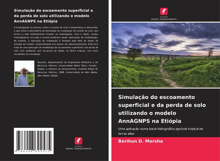 Produktbild: Simula&ccedil;&atilde;o do escoamento superficial e da perda de solo utilizando o modelo AnnAGNPS na Eti&oacute;pia