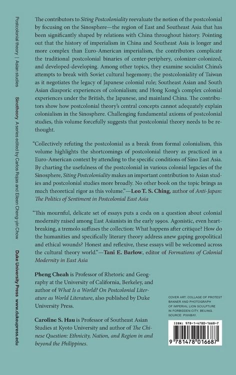 Produktbild: Siting Postcoloniality