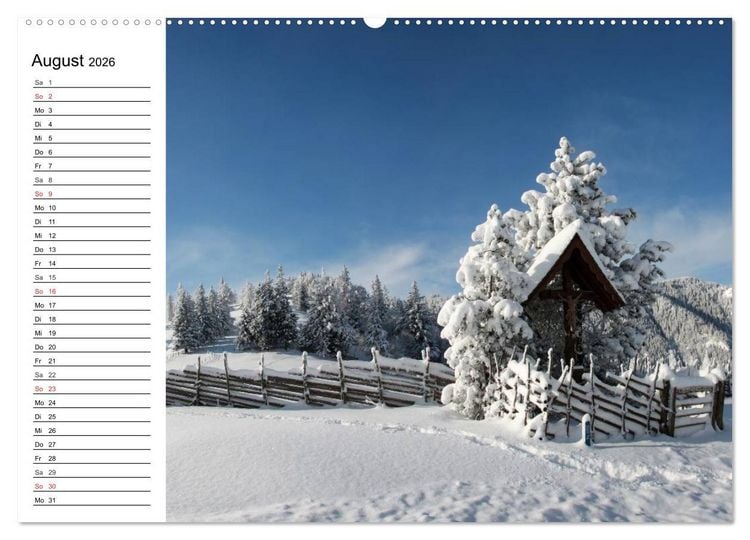 Produktbild: Winterm&auml;rchen. Landschaften im Schnee (Wandkalender 2026 DIN A2 quer), CALVENDO Monatskalender