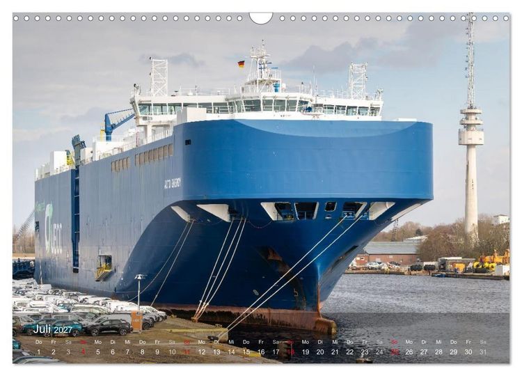 Produktbild: Schifffahrt entlang der Jade zwischen Wilhelmshaven und Hooksiel (Wandkalender 2027 DIN A3 quer), CALVENDO Monatskalender
