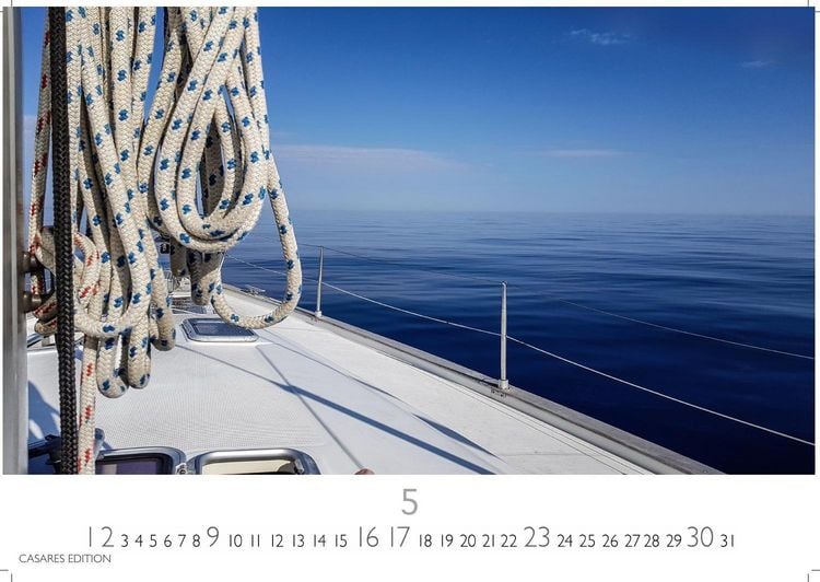 Produktbild: Segeln Kalender 2027 &ndash; Wandkalender | Fotokalender | Segelkalender Kalender f&uuml;r Segelliebhaber, Sportkalender 35x50cm