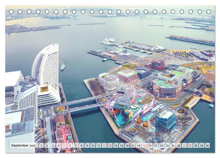 Produktbild: Japan - Tokio, Yokohama, Nagasaki (Tischkalender 2026 DIN A5 quer), CALVENDO Monatskalender