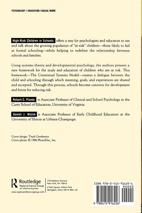 Produktbild: High-Risk Children In Schools