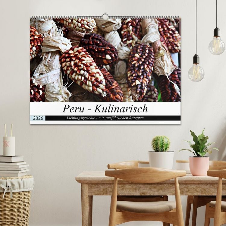 Produktbild: PERU - Kulinarisch (Wandkalender 2026 DIN A2 quer), CALVENDO Monatskalender