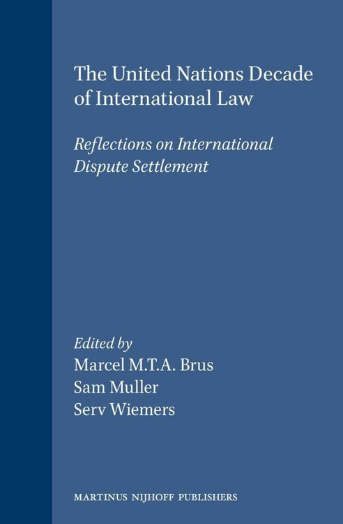 Produktbild: The United Nations Decade of International Law