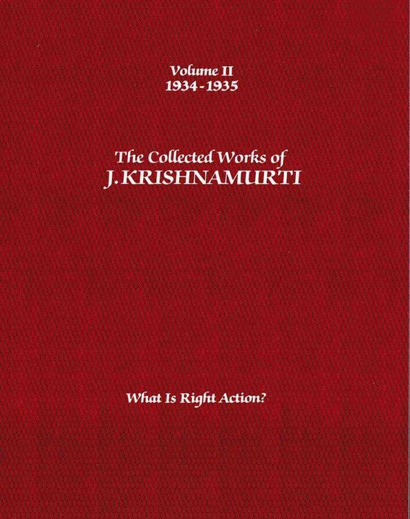 Produktbild: The Collected Works of J. Krishnamurti, Volume II