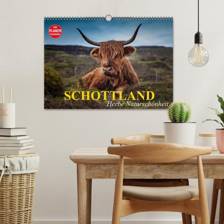Produktbild: Schottland. Herbe Natursch&ouml;nheit (Wandkalender 2026 DIN A3 quer), CALVENDO Monatskalender