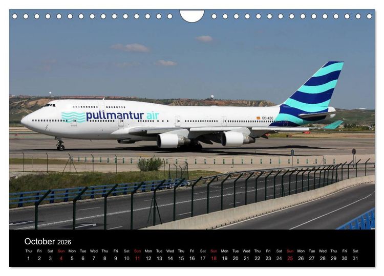 Produktbild: Big Jets (Wall Calendar 2026 DIN A4 landscape), CALVENDO 12 Month Wall Calendar