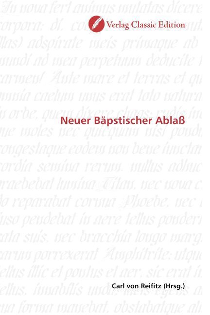 Produktbild: Neuer B&auml;pstischer Abla&szlig;
