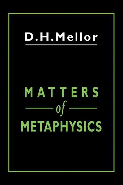 Produktbild: Matters of Metaphysics