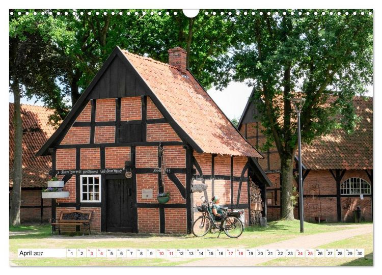 Produktbild: Radland Deutschland - Niedersachsen (Wandkalender 2027 DIN A3 quer), CALVENDO Monatskalender