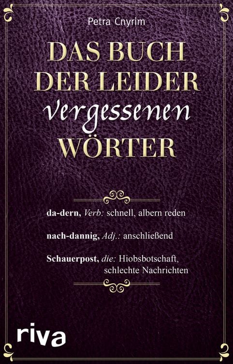 Produktbild: Das Buch der leider vergessenen W&ouml;rter