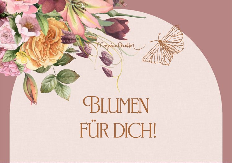 Produktbild: Pop-up-Gru&szlig;karte &ndash; Blumen