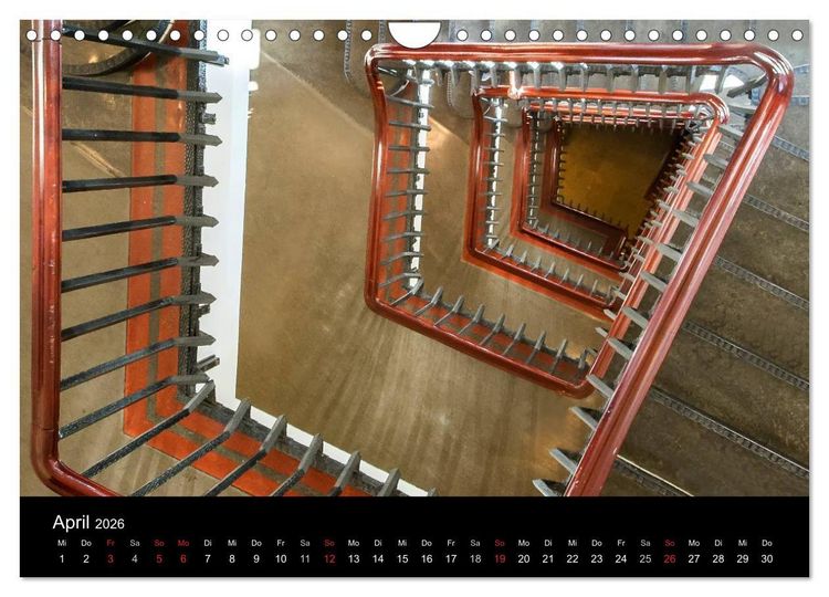 Produktbild: Faszination Treppen (Wandkalender 2026 DIN A4 quer), CALVENDO Monatskalender