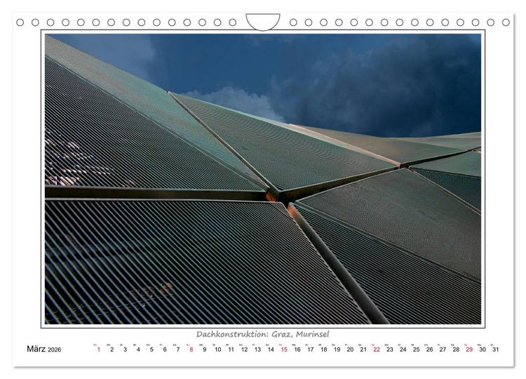 Produktbild: Details zeitgen&ouml;ssischer Architektur (Wandkalender 2026 DIN A4 quer), CALVENDO Monatskalender