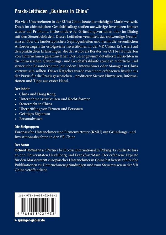 Produktbild: Praxis-Leitfaden "Business in China"