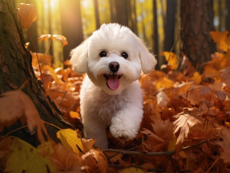 Produktbild: CALVENDO Puzzle Ein Motiv aus dem Kalender "Bichon fris&eacute;, wei&szlig;e H&uuml;ndchen mit lockigem Haar" | 1000 Teile Lege-Gr&ouml;&szlig;e 64x48cm Foto-Puzzle f&uuml;r gl&uuml;ckliche
