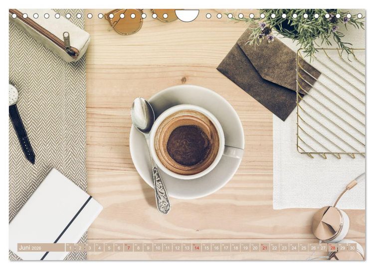 Produktbild: Auf einen Kaffee? (Wandkalender 2026 DIN A4 quer), CALVENDO Monatskalender