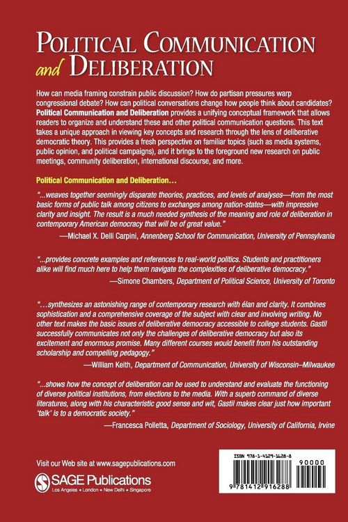 Produktbild: Political Communication and Deliberation