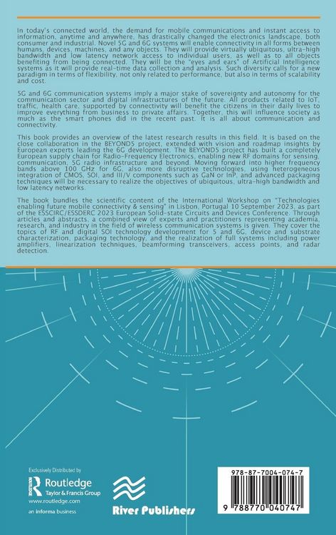 Produktbild: Technologies Enabling Future Mobile Connectivity & Sensing