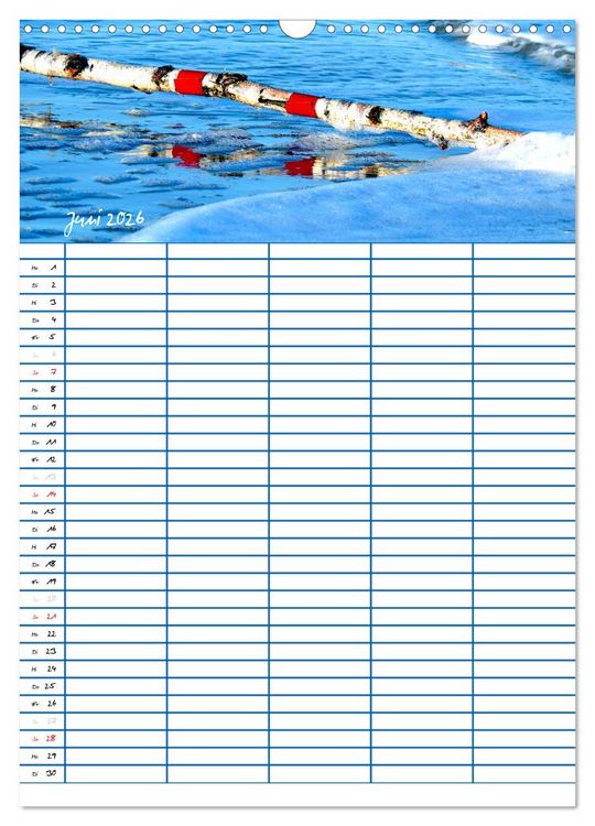 Produktbild: Meer Zeit f&uuml;r uns! (Wandkalender 2026 DIN A3 hoch), CALVENDO Monatskalender