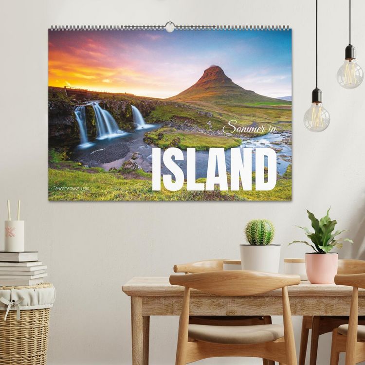 Produktbild: Sommer in Island (Wandkalender 2026 DIN A2 quer), CALVENDO Monatskalender