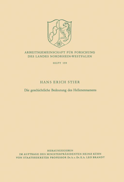 Produktbild: Die geschichtliche Bedeutung des Hellenennamens