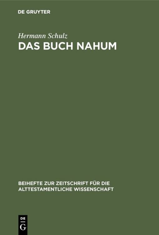 Produktbild: Das Buch Nahum