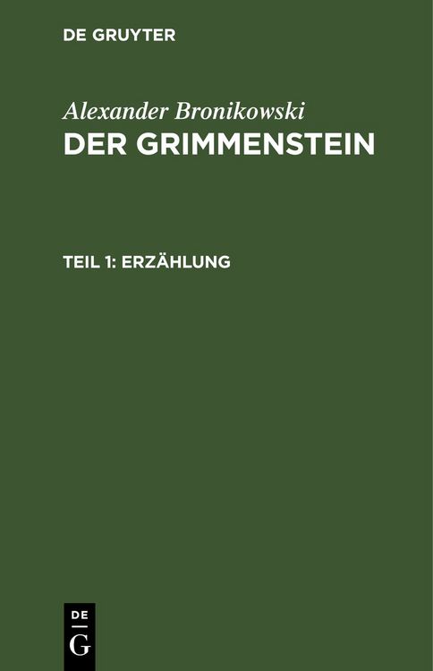 Produktbild: Erz&auml;hlung
