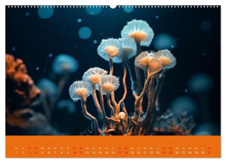 Produktbild: Farbenpracht im Ozean - Die Sch&ouml;nheit der Korallen (hochwertiger Premium Wandkalender 2026 DIN A2 quer), Kunstdruck in Hochglanz