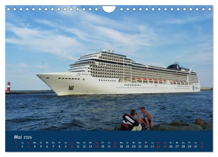 Produktbild: Traumschiffe im Norden (Wandkalender 2026 DIN A4 quer), CALVENDO Monatskalender