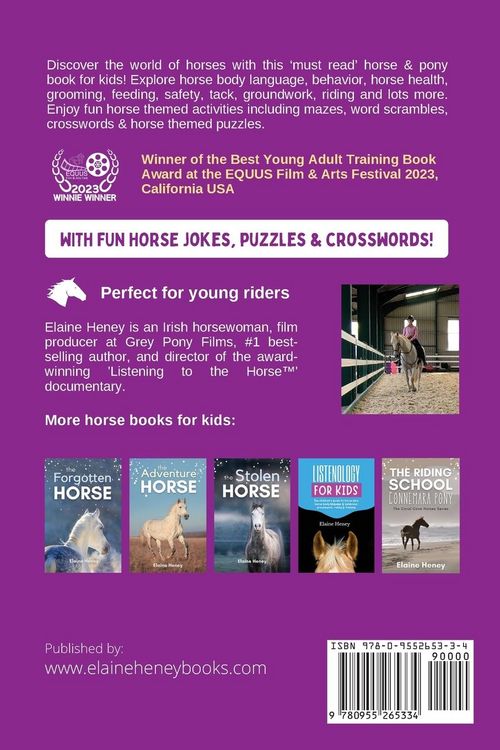Produktbild: Horse Care, Riding & Training for Kids age 6 to 11 - A kids guide to horse riding, equestrian training, care, safety, grooming, breeds, horse ownershi