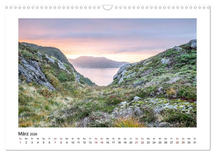 Produktbild: Norwegen Magisches Licht (Wandkalender 2026 DIN A3 quer), CALVENDO Monatskalender