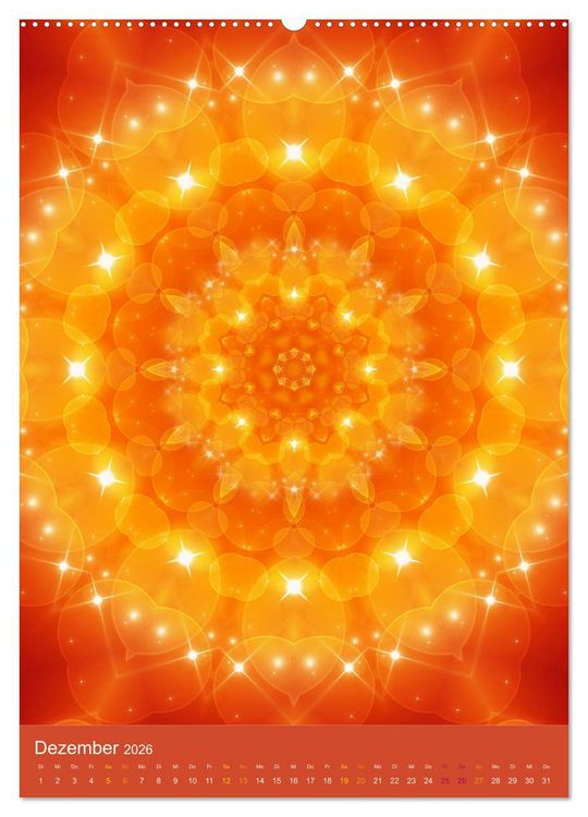 Produktbild: Lichtvolle Mandalas (Wandkalender 2026 DIN A2 hoch), CALVENDO Monatskalender