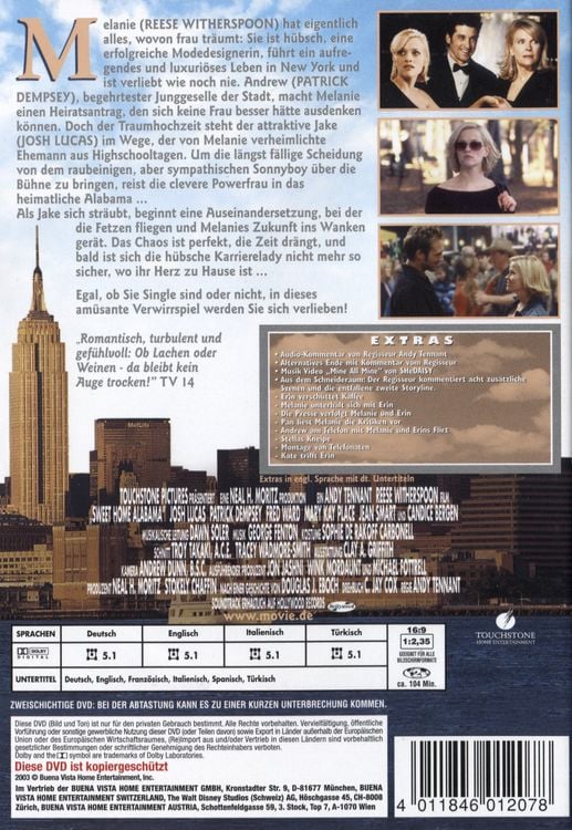Produktbild: Sweet Home Alabama - Liebe auf Umwegen