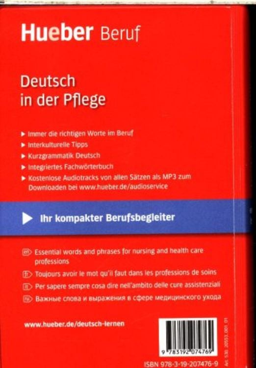 Produktbild: Deutsch in der Pflege