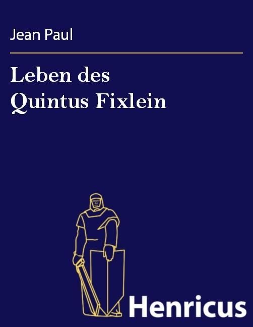 Produktbild: Leben des Quintus Fixlein
