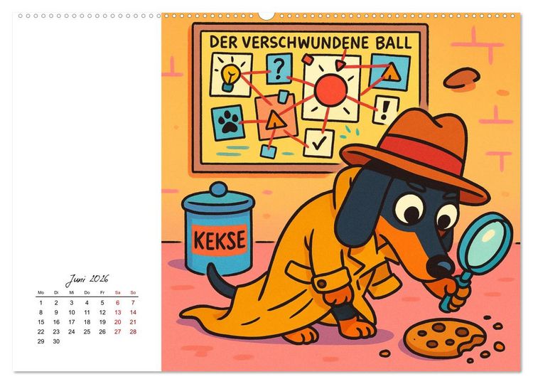 Produktbild: Pfoten, Pelz & Power-Jobs (hochwertiger Premium Wandkalender 2026 DIN A2 quer), Kunstdruck in Hochglanz