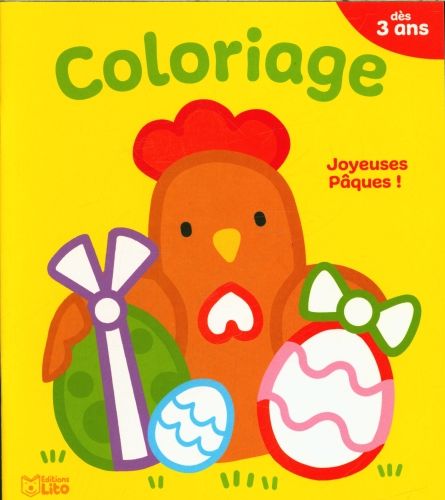 Produktbild: Coloriage : joyeuses P&acirc;ques !