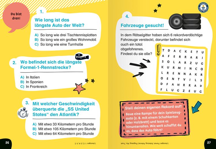 Produktbild: Guinness World Records für Erstleser - Die besten Rekorde für Erstleser