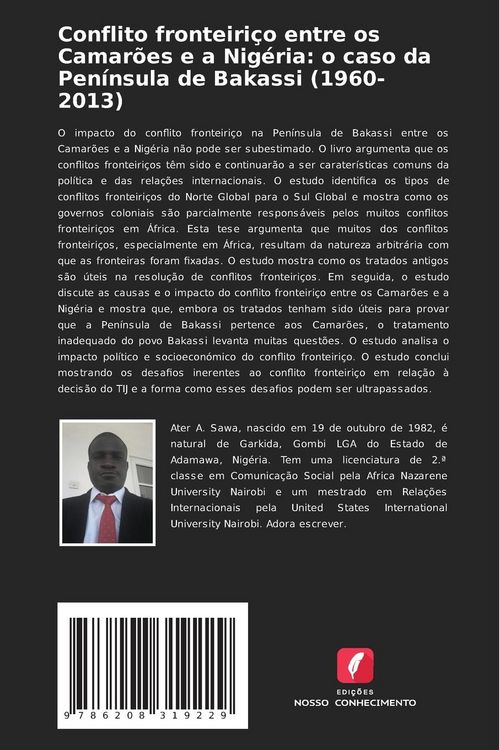 Produktbild: Conflito fronteiri&ccedil;o entre os Camar&otilde;es e a Nig&eacute;ria: o caso da Pen&iacute;nsula de Bakassi (1960-2013)