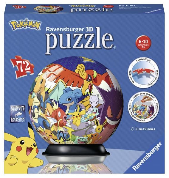 Produktbild: 3D Puzzle-Ball Pok&eacute;mon