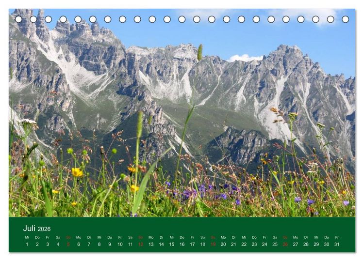 Produktbild: Stubaital (Tischkalender 2026 DIN A5 quer), CALVENDO Monatskalender