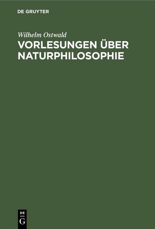 Produktbild: Vorlesungen &uuml;ber Naturphilosophie