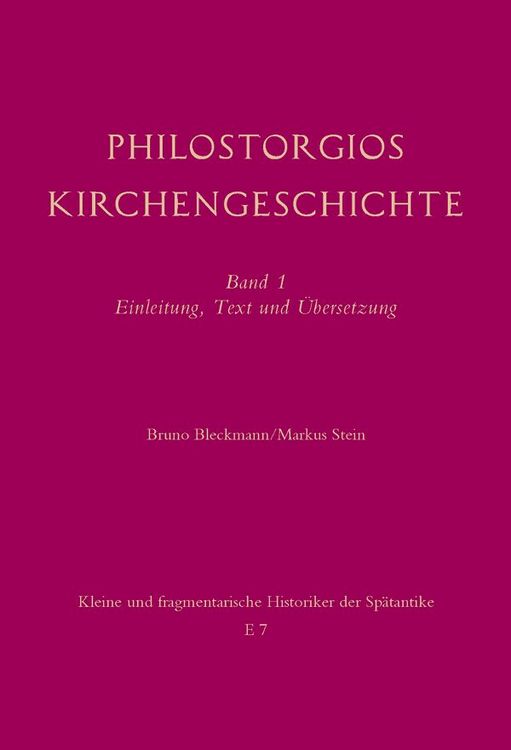 Produktbild: Philostorgios Kirchengeschichte