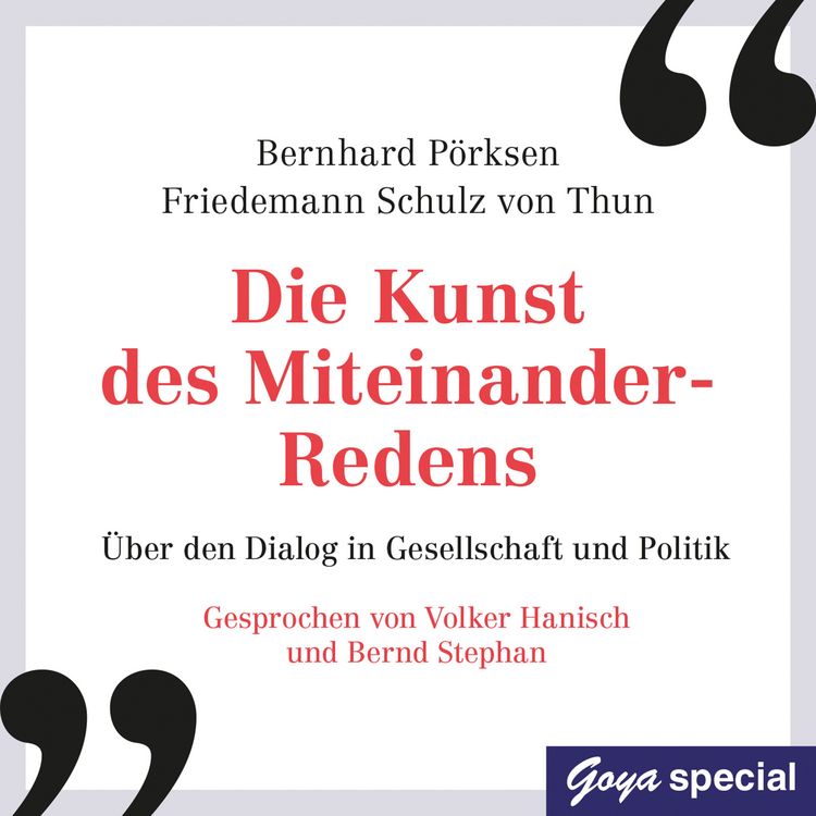 Produktbild: Die Kunst des Miteinander-Redens