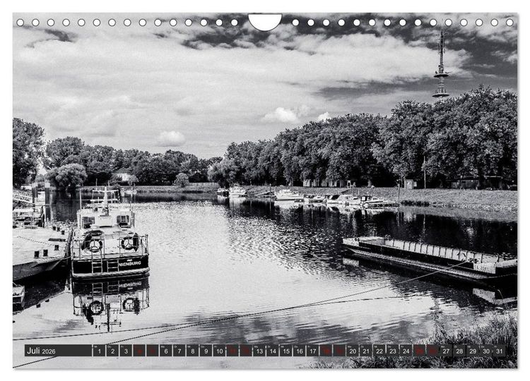 Produktbild: Ein Blick auf Nienburg an der Weser (Wandkalender 2026 DIN A4 quer), CALVENDO Monatskalender