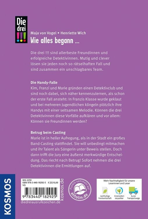Produktbild: Die drei !!!, Die Handy-Falle / Betrug beim Casting (Doppelband)